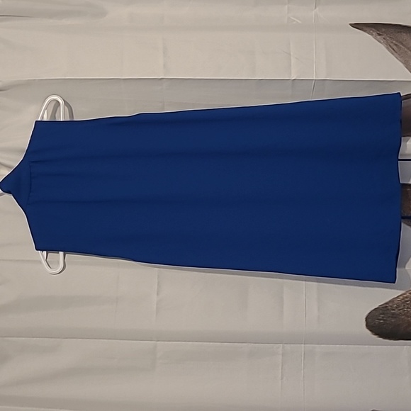 WILFRED Blue Midi Length Wrap Dress Medium - Picture 5 of 10